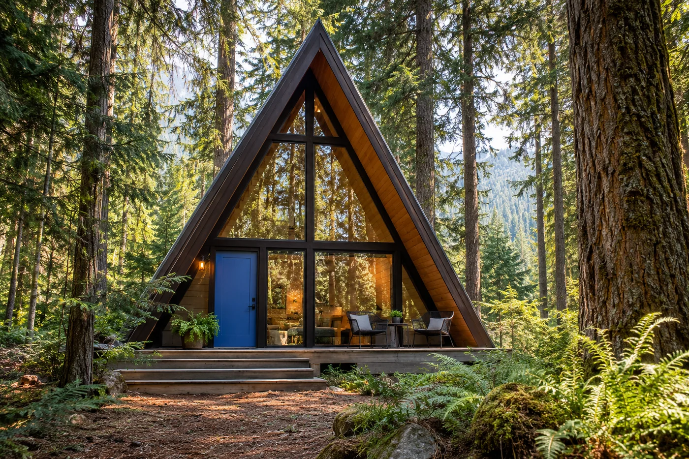 A-frame / ближе к лесу